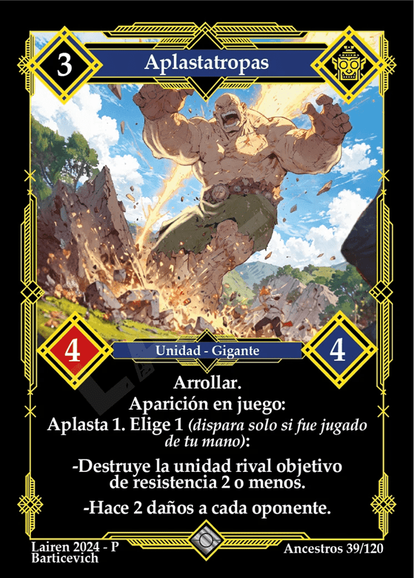 39 Aplastatropas - Coste 3