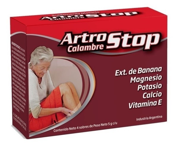 Artrostop Calambres Suplemento Dietario 4 Sobres Unico #1