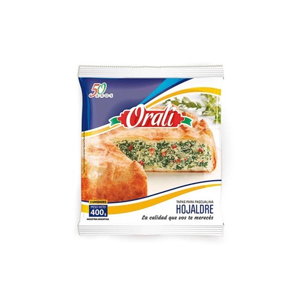 Tapas Para Pascualinas Orali Hojaldre 2U 400 g