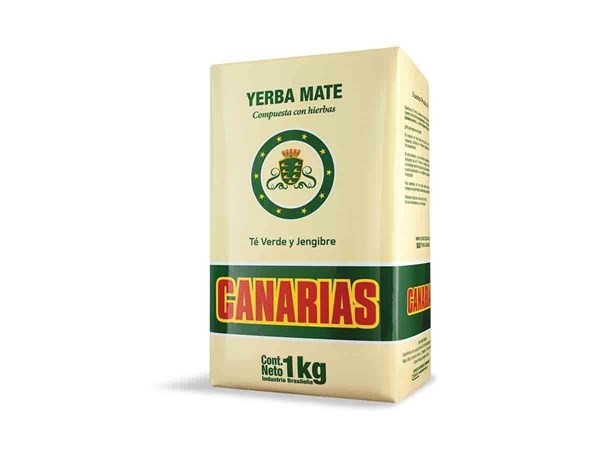 Yerba Canarias compuesta Té Verde y Jengibre | 1 Kg #1