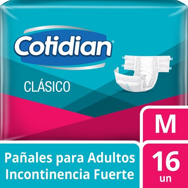 Cotidian Pañales de Adulto Clasico m (16 Unidades)