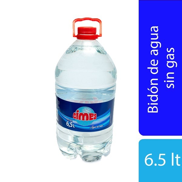 Agua De Mesa Sin Gas Cimes 6.5 L.