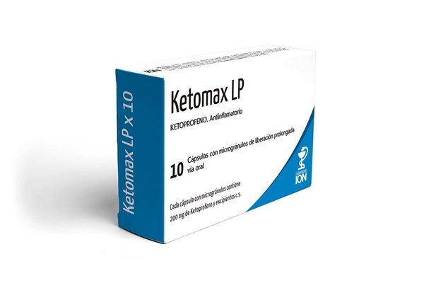 Ketomax Lp 200mg | 10 capsulas | Ketoprofeno #1