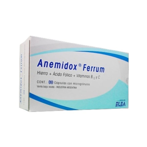 Elea Anemidox Ferrum x 60 Cápsulas #1