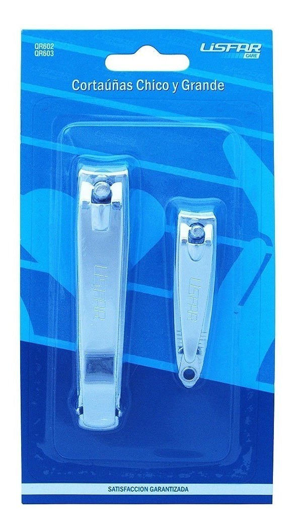 Lisfar Corta Uñas Chico Y Grande Qr602/3