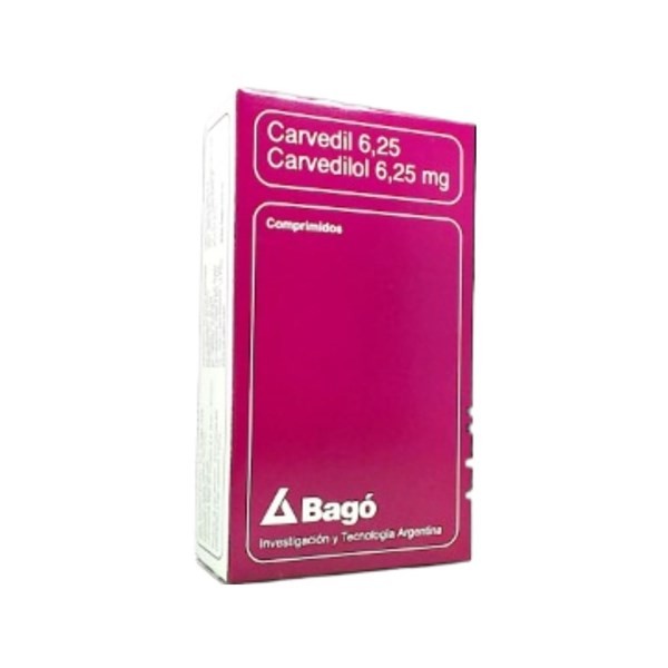 Bagó Carvedil 6.25 Carvedilol 6.25 Mg x 28 Comp #1