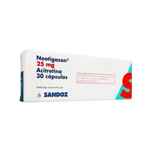 Teva Neotigason Acitretina 25 Mg x 30 Cáps #1