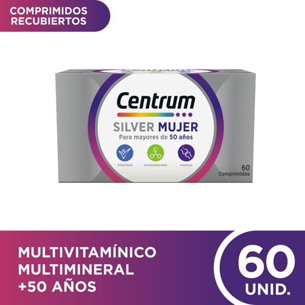 Centrum Silver Mujer +50 Multivitamínico Multimineral X60c #1
