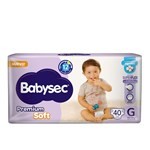Babysec Pañales Premium Soft g (40 Unidades) #1