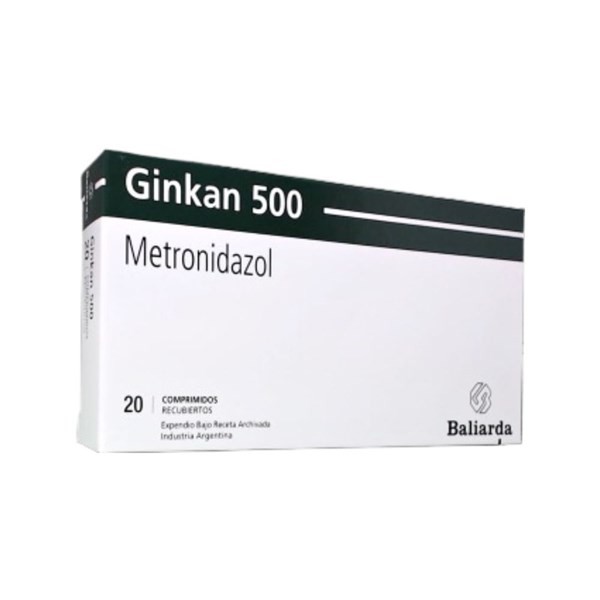 Baliarda Ginkan 500 Metronidazol x 20 Comp Recubiertos #1