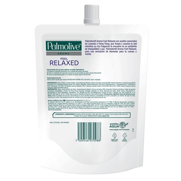 Jabón Líquido Para Manos Aroma Feel Relaxed 200 Ml alt