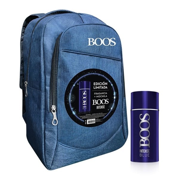 Boos Fragancia Intense Blue For Men Edp 90 ml con Mochila de Regalo #1