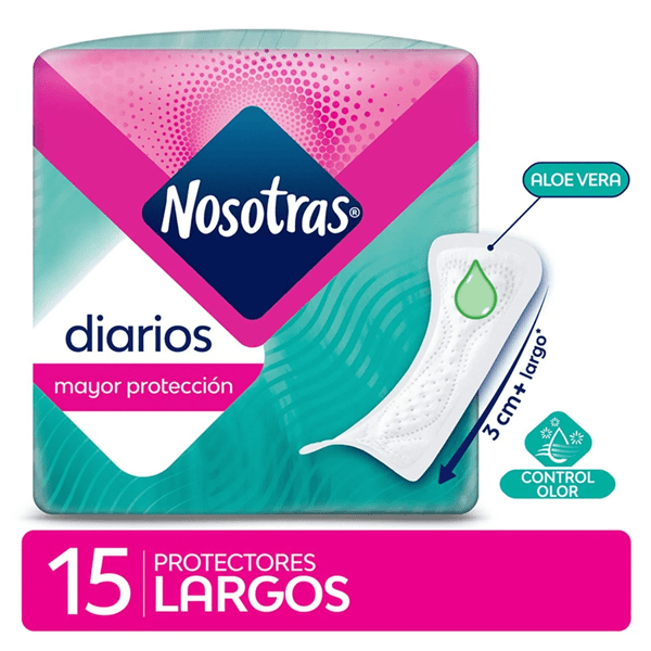Nosotras Protectores Diarios Largos X 15 Unidades Unico #1