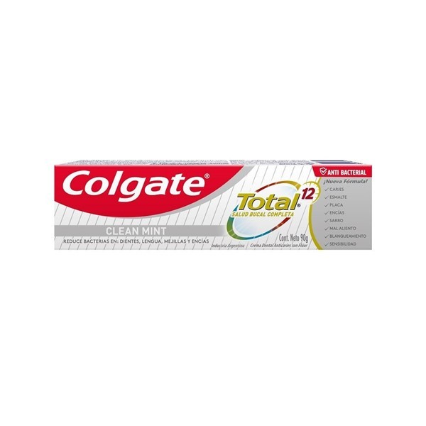 Colgate Crema Dental Total 12 clean Mint 90 gr alt