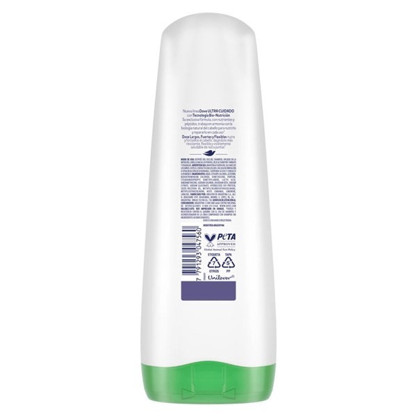 Acondicionador Dove Largos Fuertes Y Flexibles x 400 ml alt