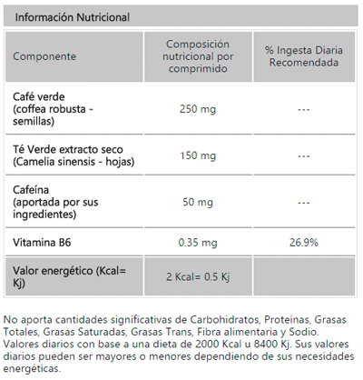 Geonat Cafe Verde Para Control de Peso Corporal (60 Comprimidos) #5