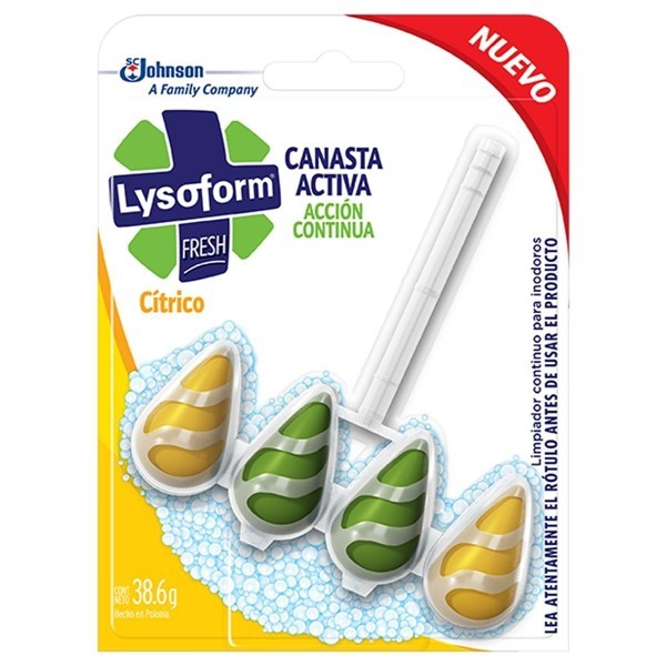 Lysoform Limpiador Inodoro Canasta Solida Citrus alt