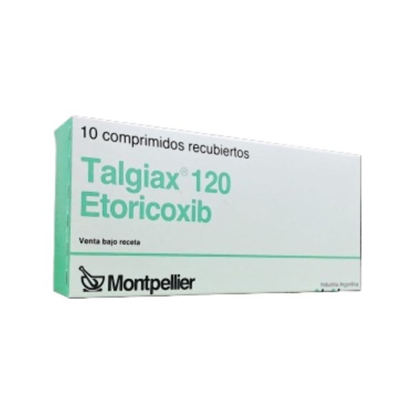 Montpellier Talgiax Etoricoxib 120 Mg x 10 Comp Recubiertos Tipo de Receta Opcional #1