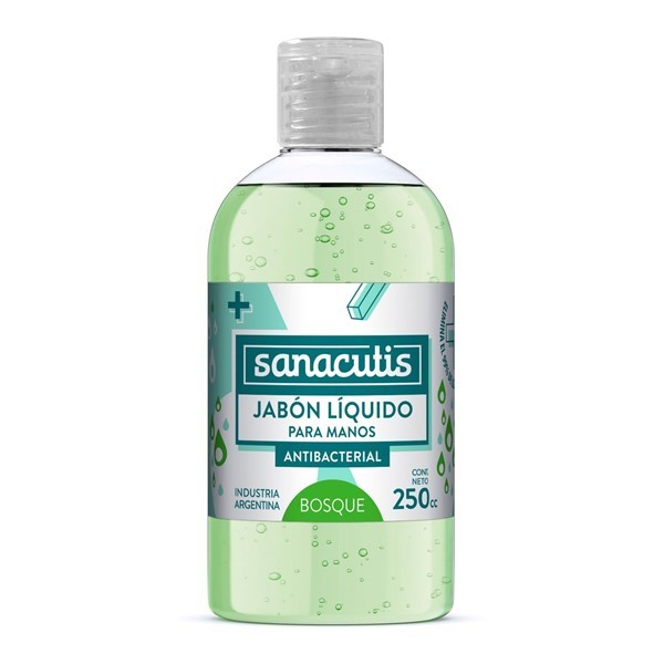 Sanacutis Jabon Liquido Antibacterial Bosque 250 ml #1