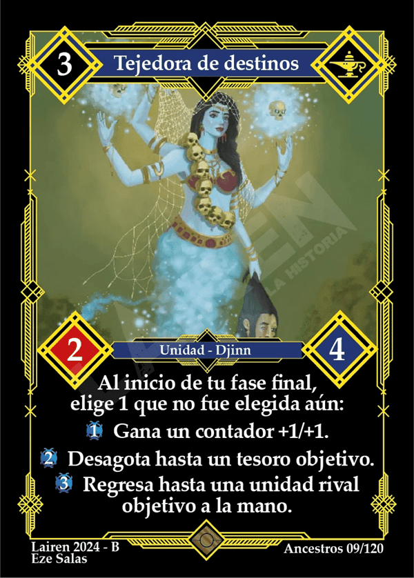 09 Tejedora De Destinos - Coste 3