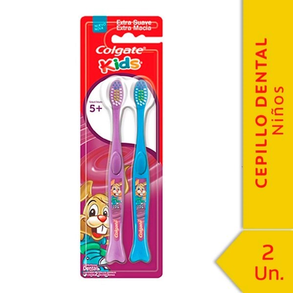 Cepillo Dental Colgate Kids 5+ Años 2 U