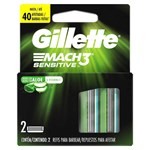 Gillette 3 Mach Sensitive Repuestos De Afeitar, 2 Uds #2