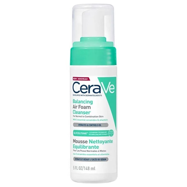 Cerave Air Foam Cleanser Limpiador Facial Reequilibrante 148 ml