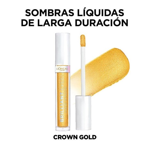 Loreal Paris Sombra Liquida Brilliant Eyes 2.9 ml Crown Gold alt