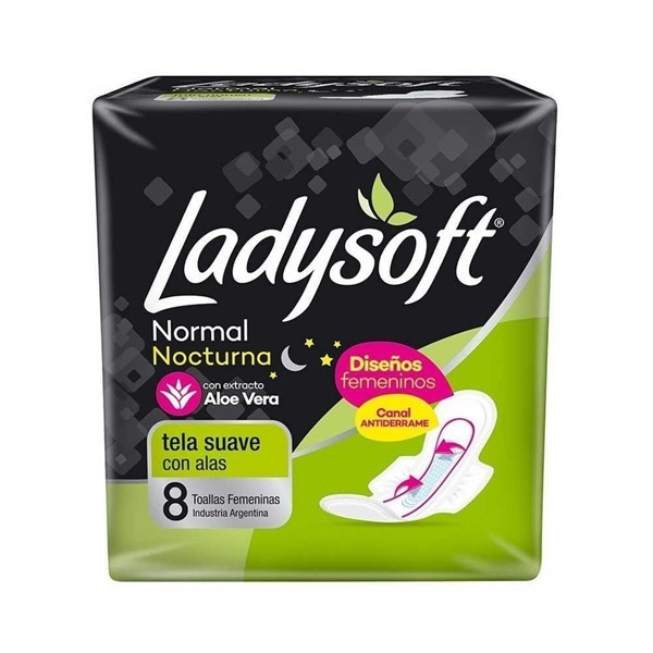 Ladysoft Toallitas Femeninas Ultradelgada Ultraseca x 8u. alt