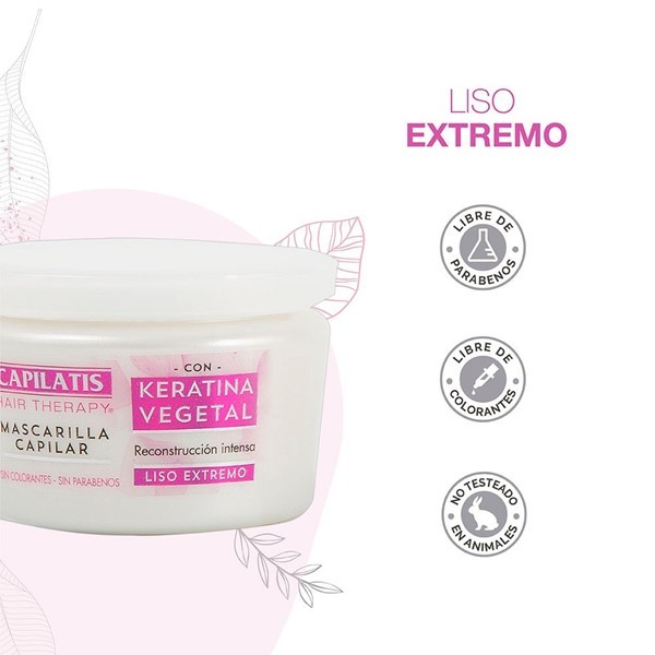Capilatis Mascarilla Con Keratina Línea Keratina Vegetal 170 gr alt