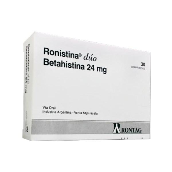 Rontag Ronistina Duo Betahistina 24 Mg x 30 Comp #1