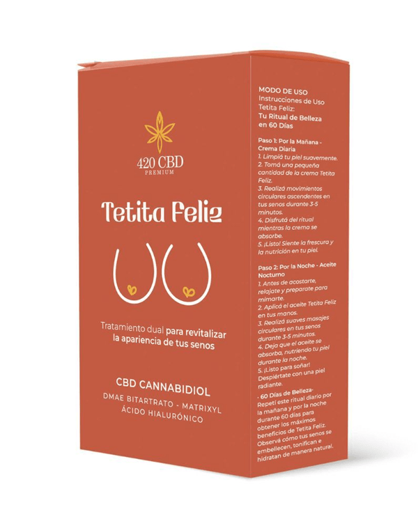420 Cbd Kit Tetita Feliz Crema + Aceite Nocturno Hidratante #1