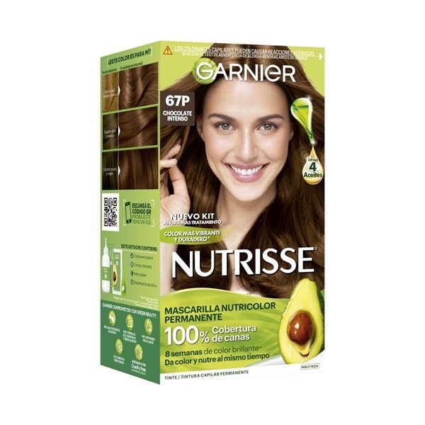Nutrisse Kit Tintura Clasico Tono 67P Mocha Seduccion Color 67P Puro Chocolate alt
