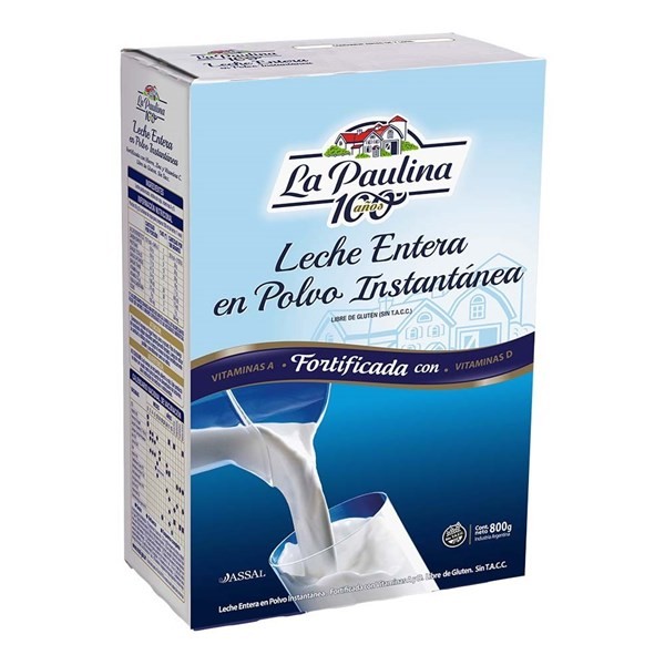 Leche En Polvo Entera La Paulina 800 Gr alt