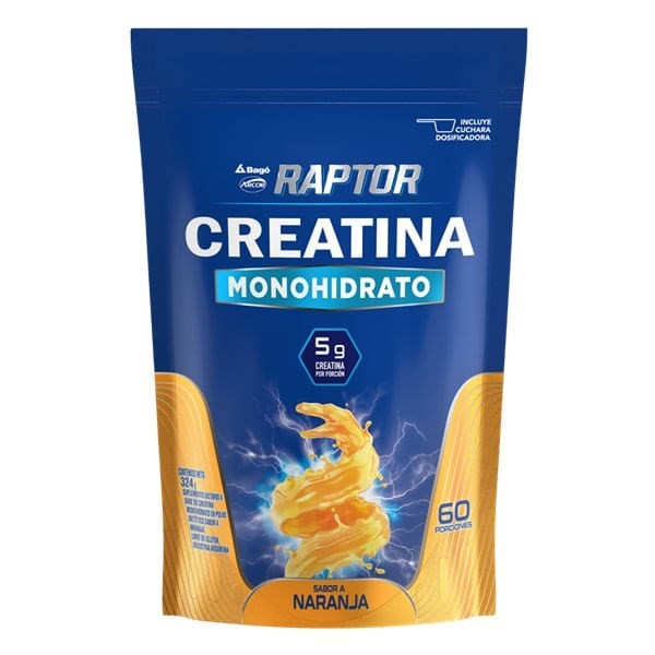 Raptor Creatina Monohidrato Naranja 324 gr #1