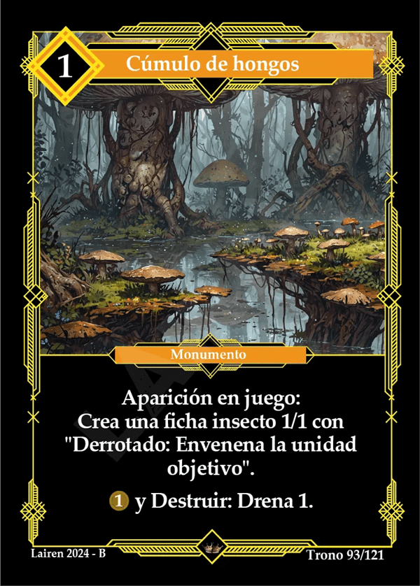 093 Cumulo De Hongos Foil - Coste 1