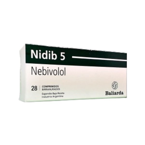 Baliarda Nidib 5 Mg Nebivolol x 28 Comp Birranurados #1
