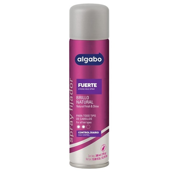 Algabo Spray Fijador Fuerte x 390 ml #1