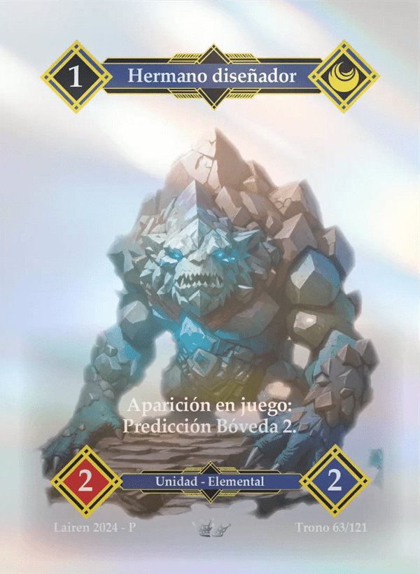 063 Hermano Diseñador Metal - Coste 1 #1