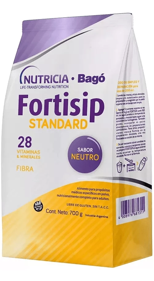 Fortisip Standard Nutricia Bago Sabor Neutro Pouch 700 g