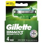 Gillette Cartuchos Para Afeitar 3 mach Sensitive (4 Unidades) #2