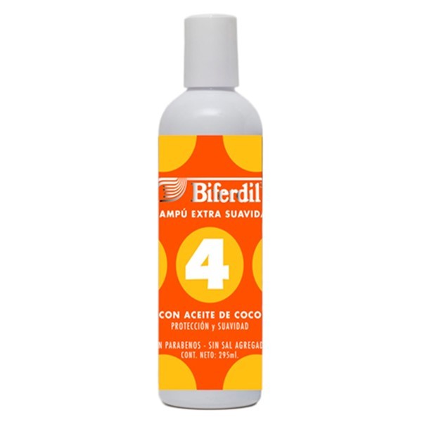 Biferdil Shampoo 4 Con Aceite de Coco 295 ml #1