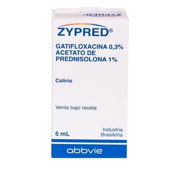 Abbvie Zypred Gatifloxacina+Asoc Suspensión Oftalmica x 6 ml #1