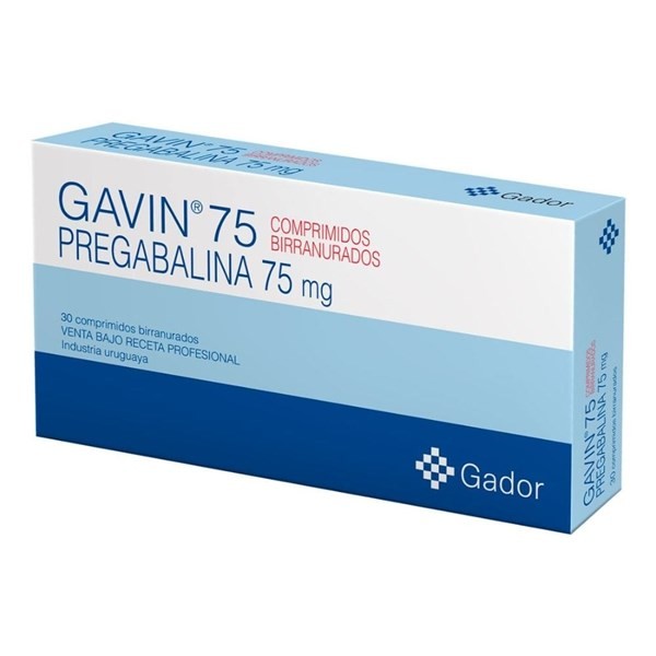 Gavin 75 mg | 20 Comprimidos | Pregabalina #1