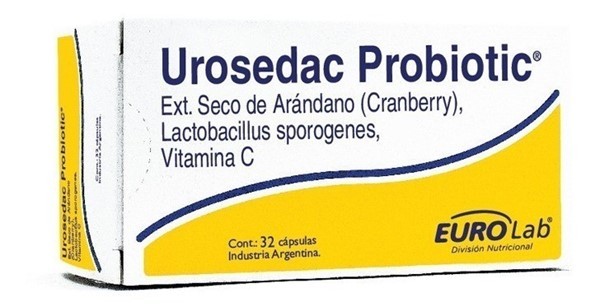 Eurolab Urosedac Probiotic Por 32 cápsulas alt