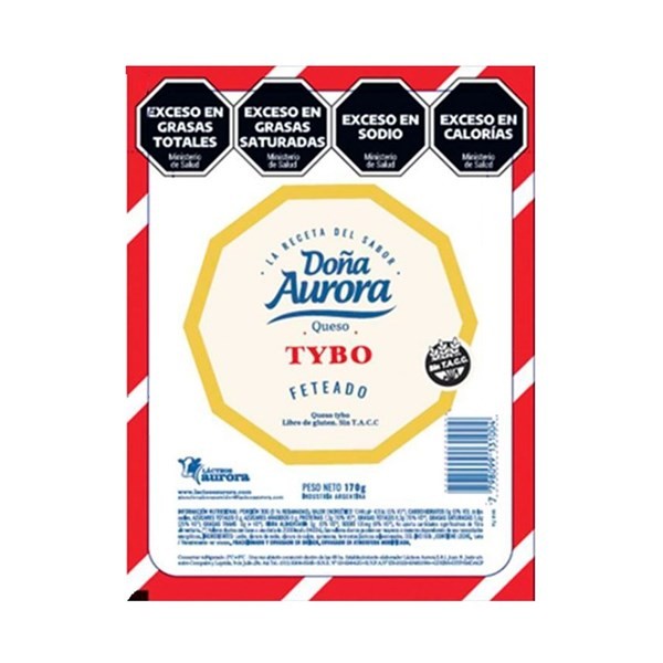 Queso Tybo Doña Aurora Feteado 170 G. #1