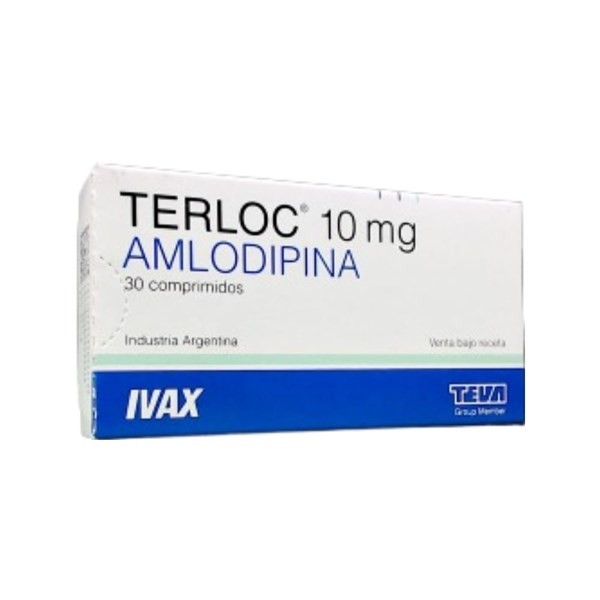 Siegfried Terloc Amolodipina 10 Mg x 30 Comp #1