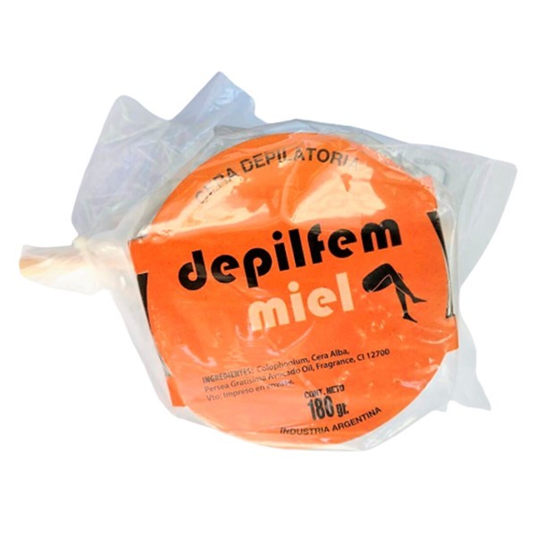 Depilfem Cera Depilatoria Con Miel Lata 180 gr alt