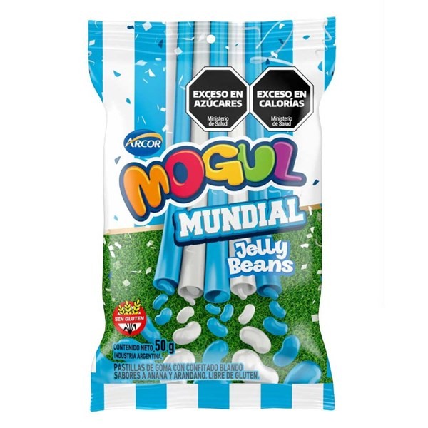 Gomitas Mogul Jelly Beans Mundial 50 g