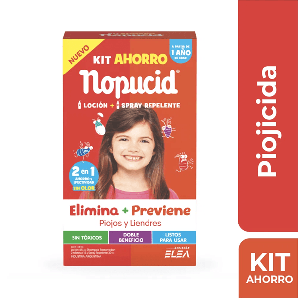 Nopucid Kit Ahorro Loción + Spray Repelente a Partir 1 Año #1